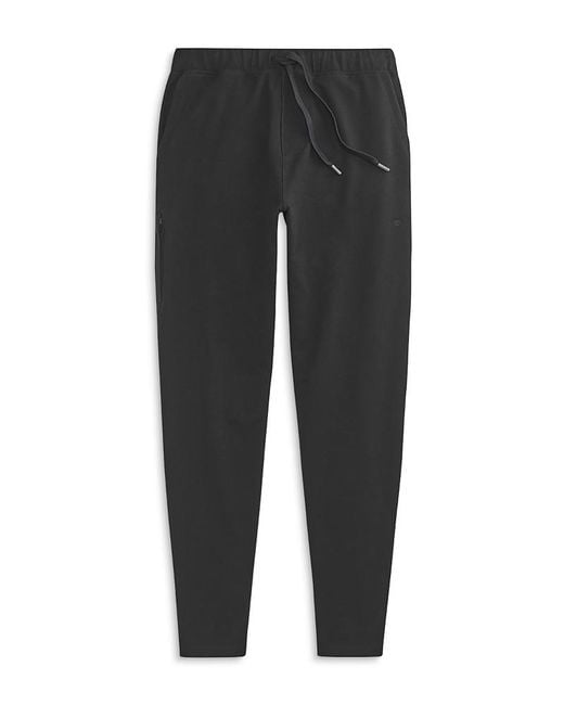 Mack Weldon Black Ace Classic Drawstring Sweatpants for men