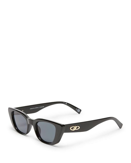 Le Specs Metallic Dream Lover Cat Eye Sunglasses, 50Mm