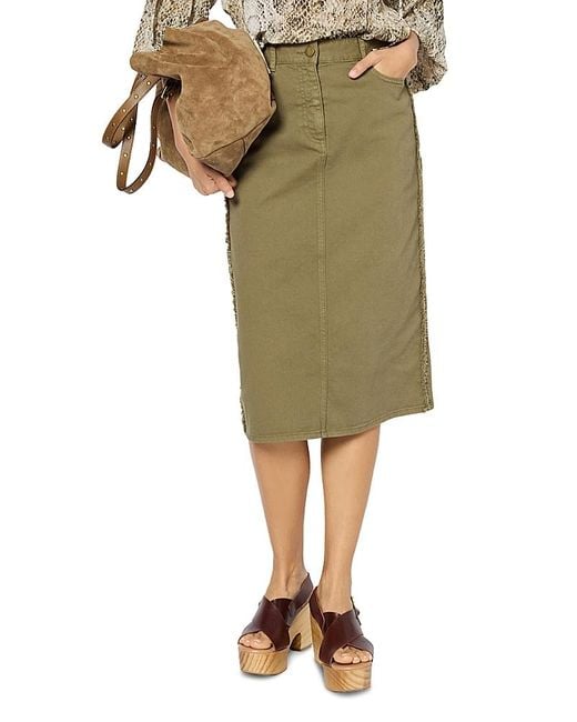 Gerard Darel Green Donna Skirt