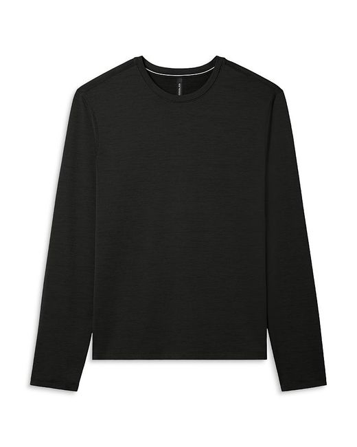 TEN THOUSAND Black Interval Long Sleeve Tee for men