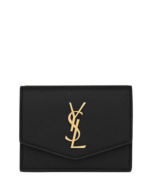 Saint Laurent Black Uptown Business Card Case