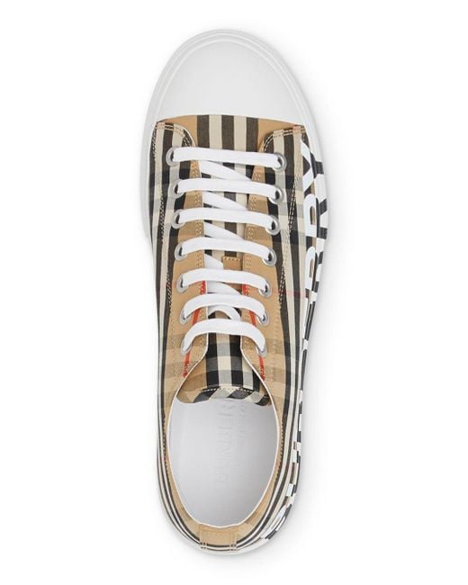 Larkhall logo vintage check sneakers Clearance