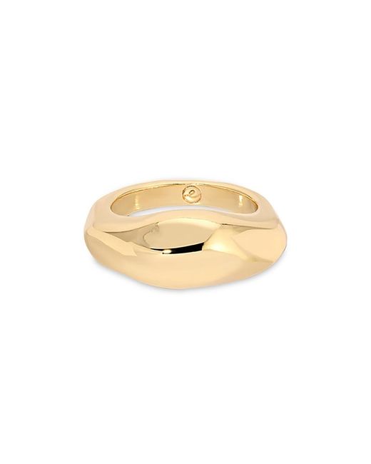Ettika White Modern Flow Ring