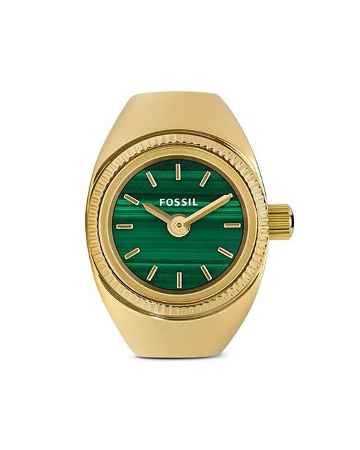 Fossil Green Ring Watch, 15Mm