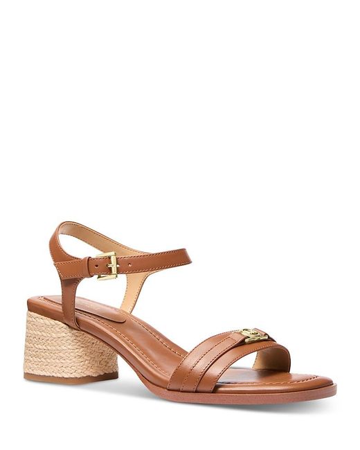 Michael Kors Brown Mandy Sandals