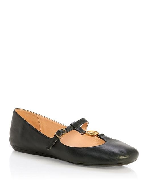 Chloé Black Leonore Ballet Flats
