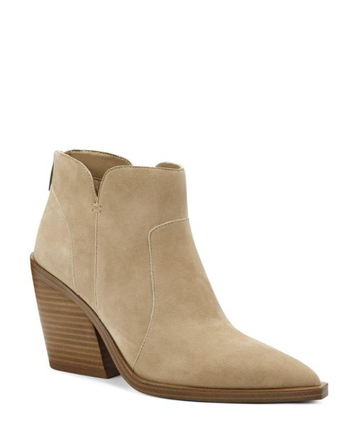 vince women's kaye block heel booties