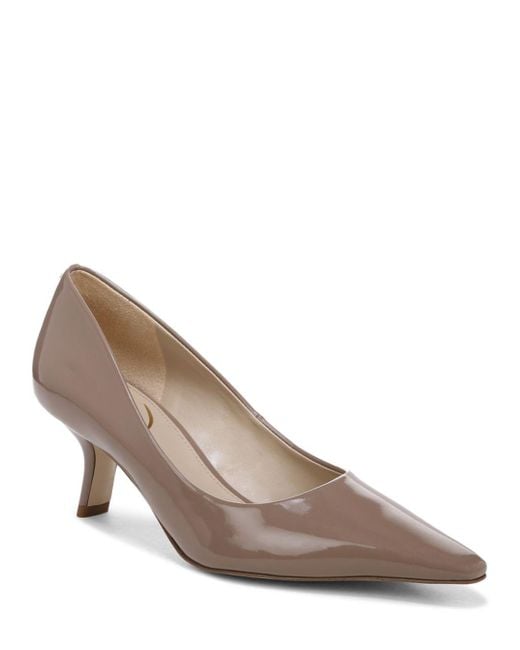 Sam Edelman Bianka Pointed Toe Kitten Heel Pumps | Lyst