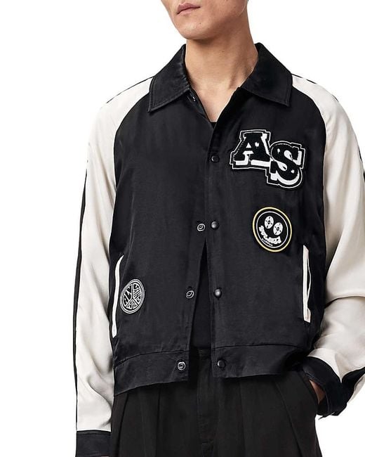 AllSaints Black Orville Jacket for men