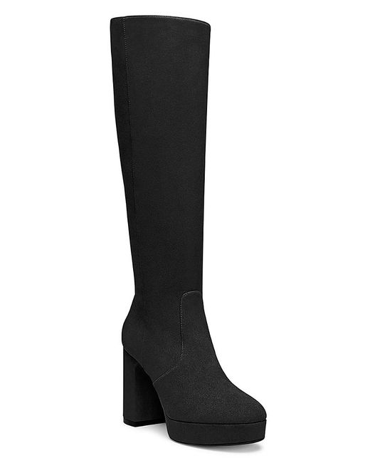 Stuart Weitzman Black Dayna Platform Boots