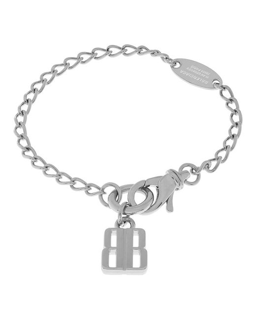 Balenciaga Metallic Nano Thin Bracelet