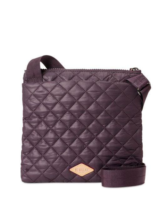 MZ Wallace Metro Flat Crossbody Bag in Purple Lyst