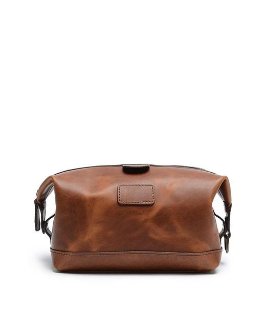 Korchmar Brown Ryder Toiletry Kit