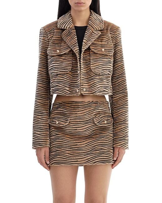 Lamarque Brown Cropped Jacket