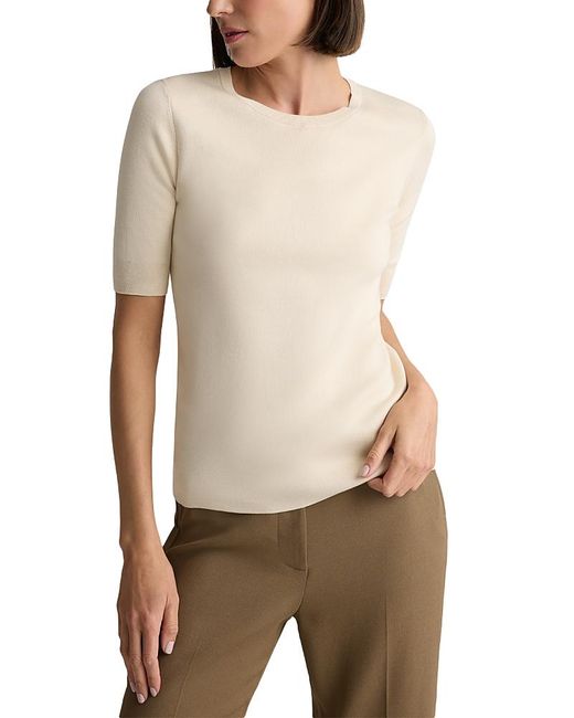St. John Natural Knit Top