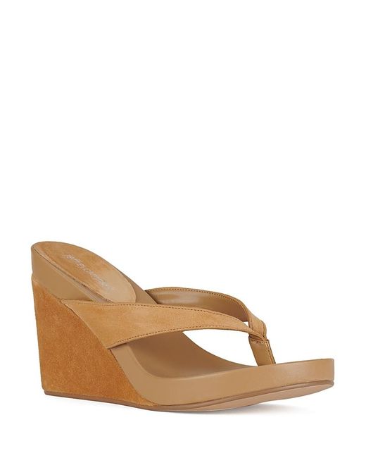 Jeffrey Campbell Brown Liezel Wedge Sandals
