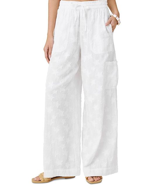 Splendid White Caprice Star Pants