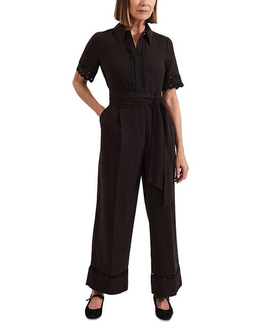 Phase Eight Black Bloomfield Jumpsuit