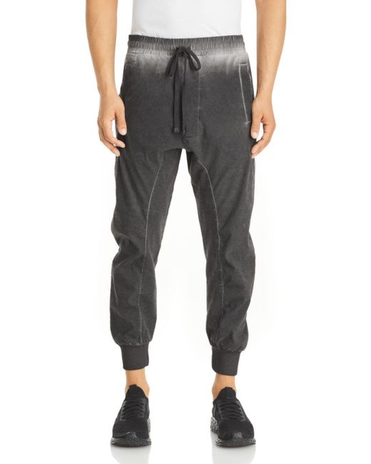 Thom Krom Linen Baggie Fit Track Pants in Black for Men Lyst