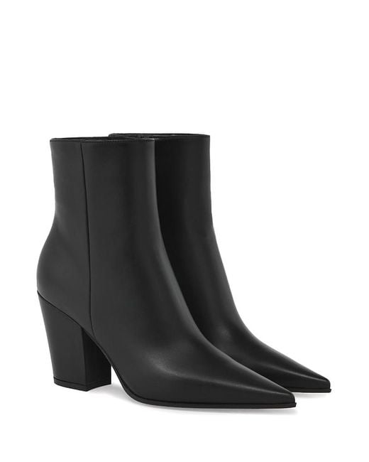 Gianvito Rossi Black Keinna Bootie