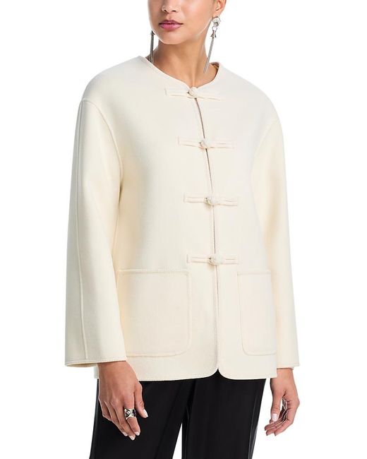 Rohe White Double Faced Wool Pankou Jacket