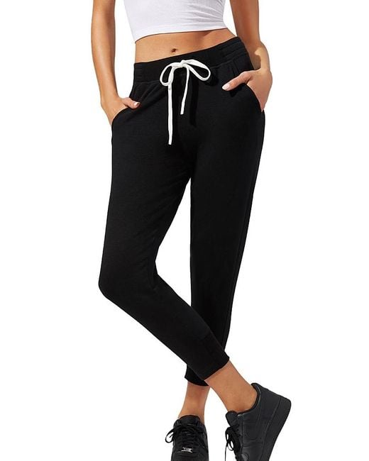 Splits59 Black Reena Drawstring Sweatpants