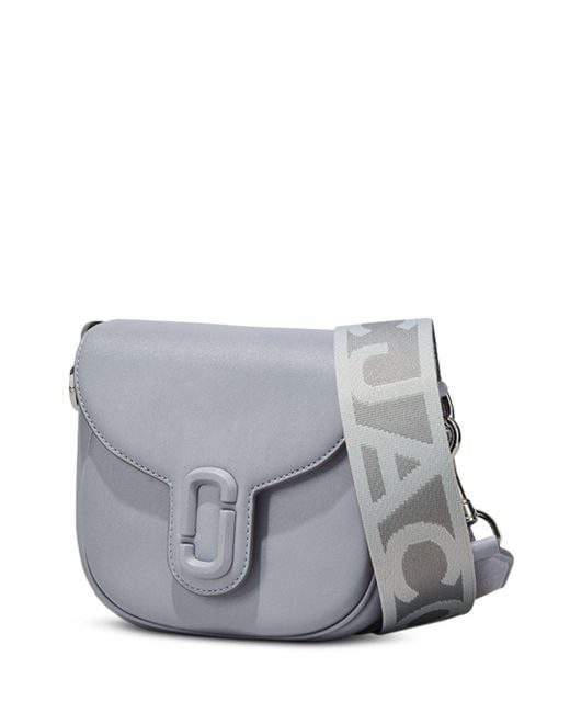 Marc Jacobs The Small Covered J Marc Saddle Bag in Gray Lyst