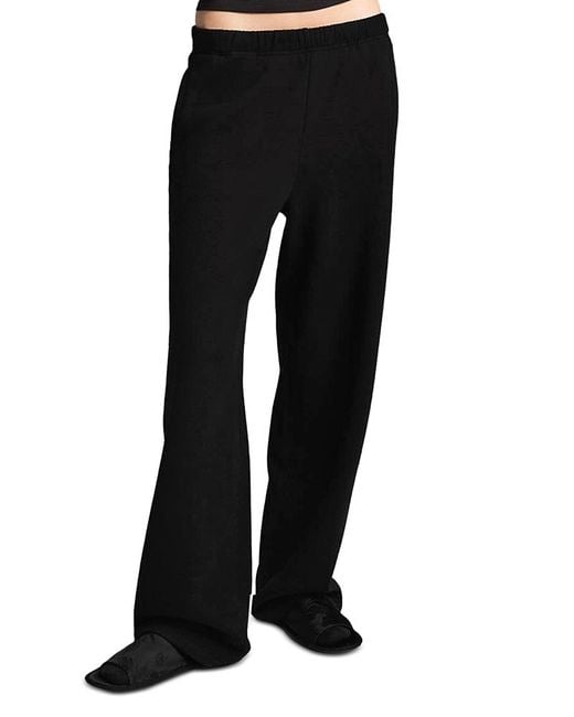 Skims Black Cloud Straight Leg Pants