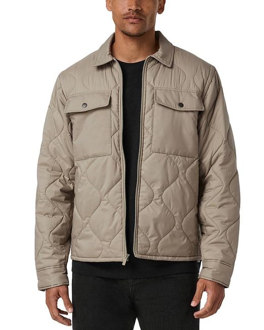 vuori Brown Echo Quilted Jacket for men