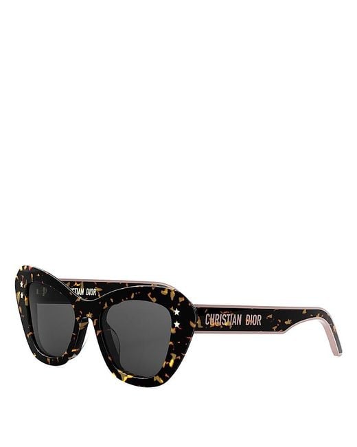 Dior Black Pacific B3U Havana Butterfly Sunglasses, 52Mm