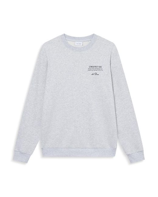 Les Deux White West Side Sweatshirt for men