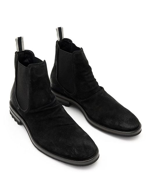 John Varvatos Black Freeman Chelsea Boot for men