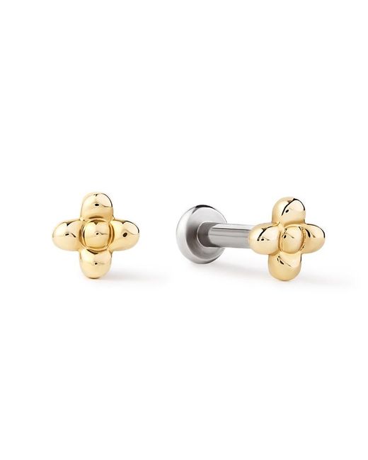 Ana Luisa Metallic Solid Liora Flatback Studs