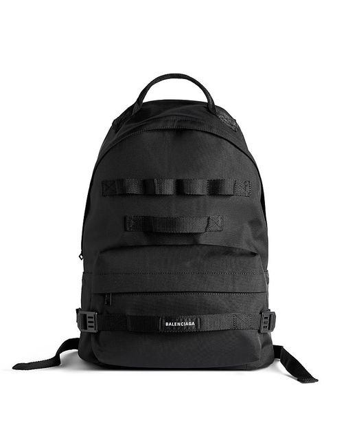 Balenciaga Black Army Medium Backpack for men