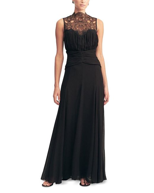 Shona Joy Women's Black Emory Lace Sleeveless Dress - hulwithkids.com
