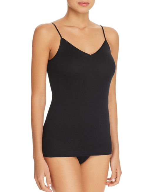 black v neck cami