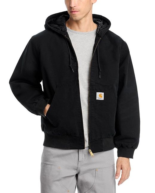 Carhartt Black Active Hooded Jacket for men