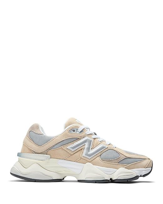 New Balance White 9060 Running Sneakers for men