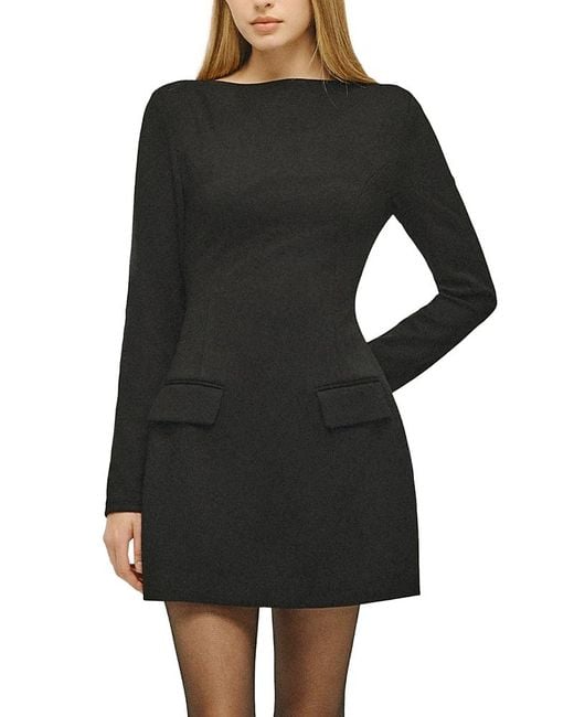 Elodie the Label Black Dael Mini Dress