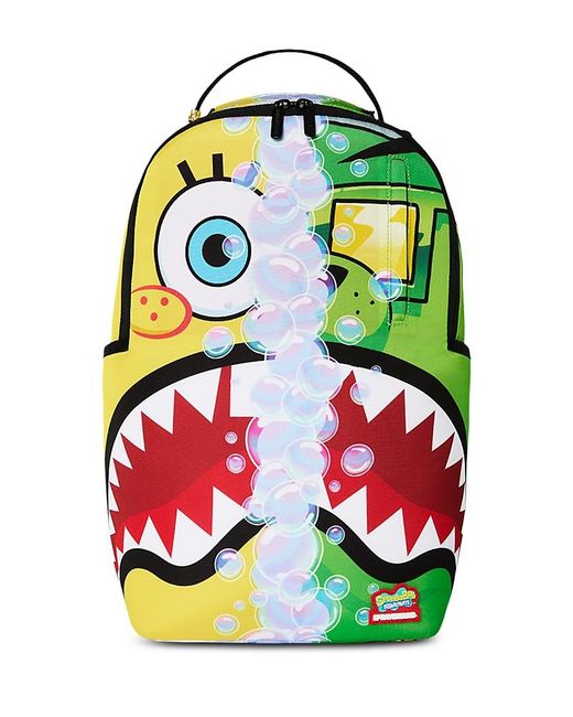 Sprayground Green Spongebob & Money Bear Backpack