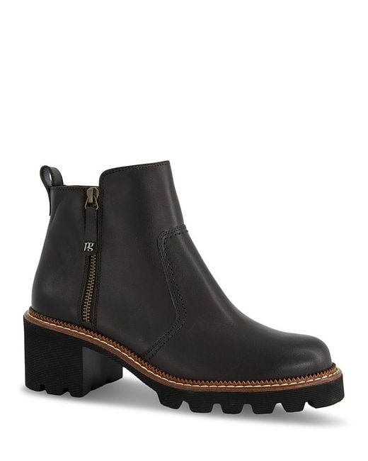 Paul Green Black Carina Zip Boots