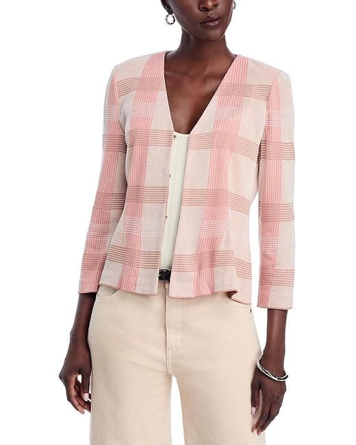 Misook Pink Knit Jacket