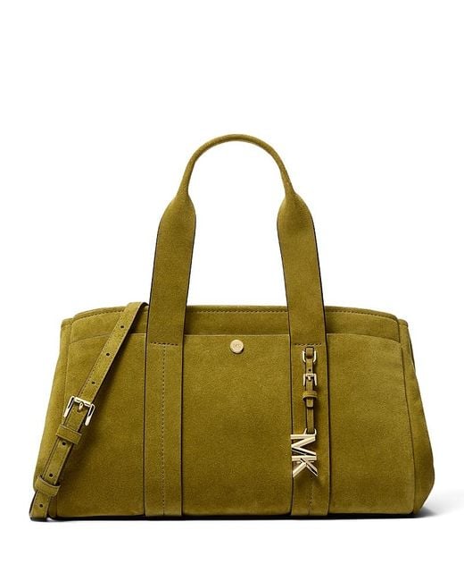 Michael Kors Green Romee Small East/West Satchel