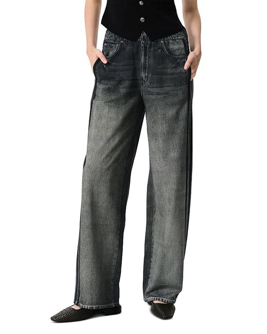 Rag & Bone Black Miramar Wide Leg Pants