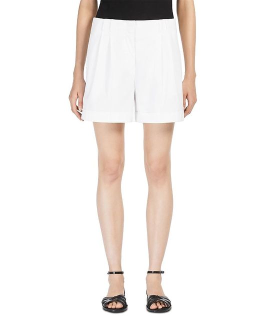 Max Mara White Bergen Shorts