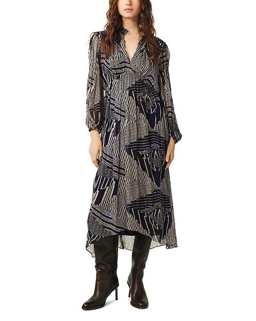 Ba&sh Black Antal Midi Dress