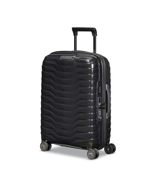 Samsonite Black Proxis Carry On Spinner Suitcase