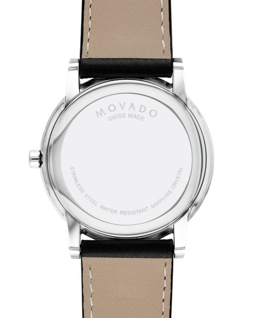 movado museum classic blue dial