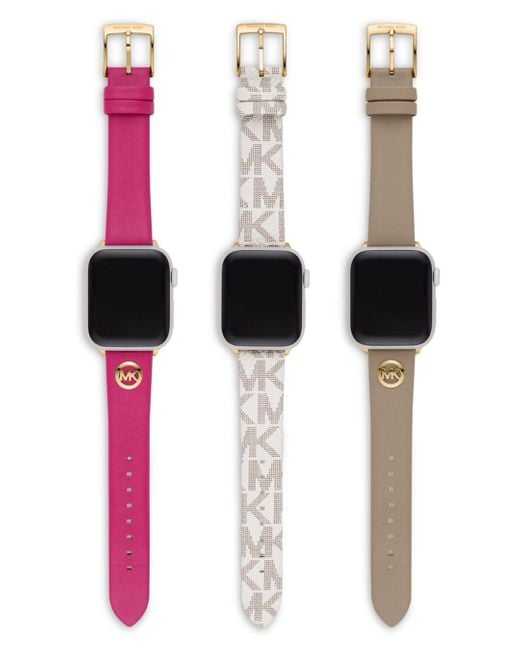 Michael Kors Leather Apple Watch® Strap Set Lyst