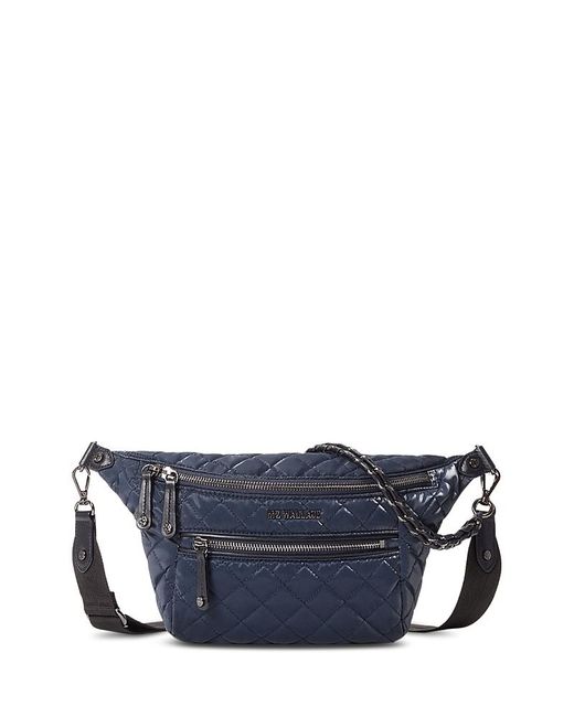 MZ Wallace Blue Small Crosby Sling Bag